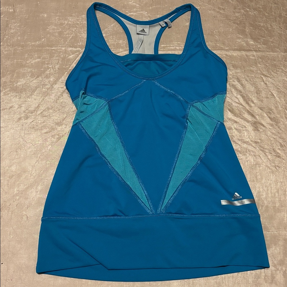 Adidas by Stella McCartney Racerback Tank w/ Built-In Sports Bra Size Medium